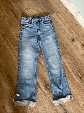 Light Blue Women’s Straight-Leg Jeans